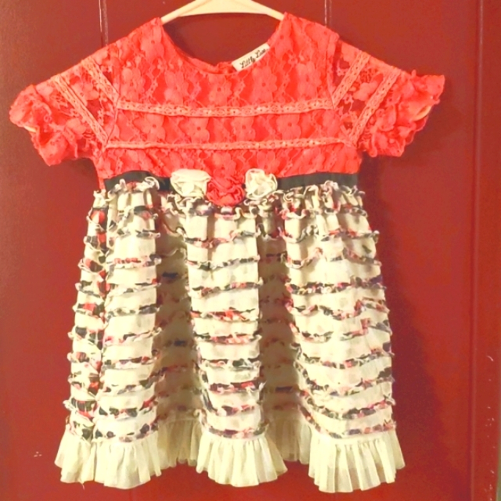 💕 Girls 6x Lace top